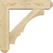 Ekena Millwork Balboa Craftsman Rough Sawn Bracket w/ Offset Brace, Douglas Fir, 6"W x 24"D x 24"H BKT0604X24X24BOA04RDF - alternate 3